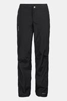 Vaude Damen Yaras Rain Zip III Hose Schwarz)