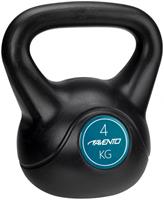 kettlebell 4 kg zwart/blauw