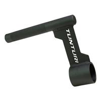 Tunturi single row handle bar 23,5 x 20,2 cm staal zwart 2 kg