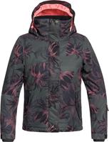 Roxy Jetty Girl 16/XXL - jas Meisjes - True Black Swell Flowers