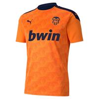 Puma Valencia CF Weg Oranje Replica Heren Voetbal Jersey Top 757471 03