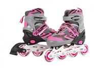 inlineskates verstelbaar  42 roze/grijs