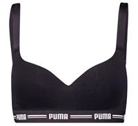 Puma Schalen-BH "Iconic", Streifen-Details, für Damen, schwarz