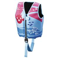 BECO SEALIFE zwemvest, blauw/roze, maat M, 18-30 kg