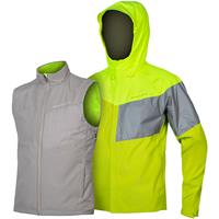 Endura Urban Luminite 3 in 1 WP Jacket II 2020 - Hi-Viz Gelb