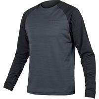 Endura Singletrack Fleece MTB Jersey 2020 - Schwarz