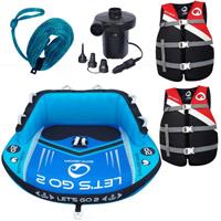 SPINERA Lets Go 2P Towable Tube Funtube f&uuml;r 2 Personen Package red