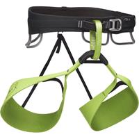 Black Diamond - Solution Harness-Honnold Edition - Klimgordel, groen/zwart