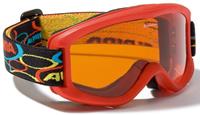 Alpina Carvy 2.0 Kinderskibrille Farbe: 451 rot, Scheibe: SINGLEFLEX tint S2))