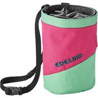 Edelrid - Chalk Bag Splitter Twist - Pofzakje, roze/groen/zwart