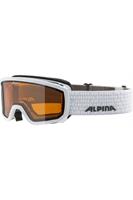 Alpina Scarabeo Junior Skibrille DH Farbe: 111 white, Scheibe: DOUBLEFLEX HICON S2))