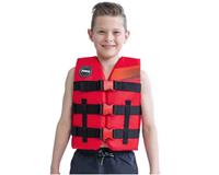 Jobe Nylon Life Vest Youth Kinder Schwimmweste Schwimmhilfe red