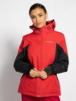 Damen Farnes Jacke Rot)