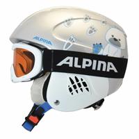 Alpina Carat Set Skihelm inklusive Skibrille 