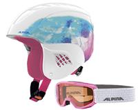 Alpina Carat Set Skihelm mit Skibrille 