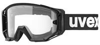 Uvex Athletic Brillenträger Skibrille klar Farbe: 2028 black mat, clear S0))
