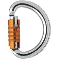 Petzl - Omni Triact-Lock - Beveiligde karabiner grijs