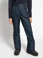 Maier sports Damen Denim To Go Hose Blau)