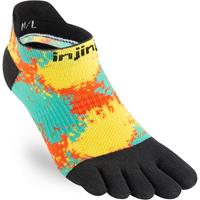 Injinji - Women's Run Lightweight No-Show - Hardloopsokken, zwart/turkoois