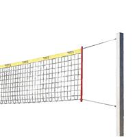 Sport-Thieme Beachvolleyball-Anlage "Stabil", Netz mit Ummantelung, Ohne Säulenschutzpolster
