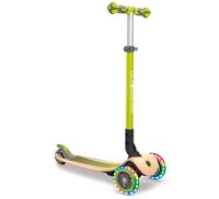 Globber Primo Lights Wood Opvouwbare Tri-Scooter