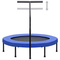 vidaXL Fitness Trampolin mit Griff und Sicherheitspolster 122 cm 