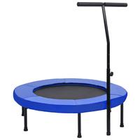 vidaXL Fitnesstrampoline met handgreep en veiligheidsmat 102 cm