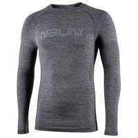 Nalini Fietsmet lange mouwen Wool onderhemd, voor heren, Onderhemd, Wi