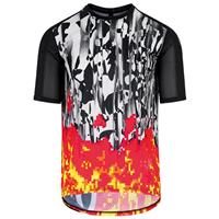 Assos TRAIL MTB Jersey Pyxel 2021 - Scorch Orange