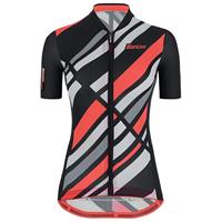 Santini Women's Eco Sleek Raggio SS Jersey 2021Schwarz