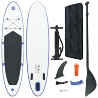 vidaXL Stand Up Paddleboardset opblaasbaar blauw en wit