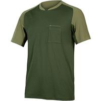 Endura GV500 Foyle T Cycling Jersey SS21 - Olivgrün 