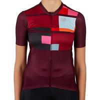 Women's Idea Cycling Jersey SS21 - Red Wine