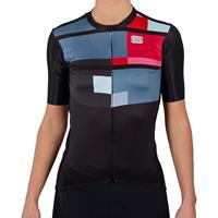 Sportful - Maat M Idea W Fietsshirt Dames - Zwart