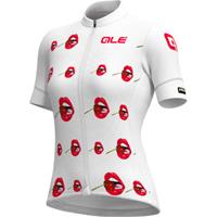 Alé Women's Graphics PRR Smile Summer Jersey SS21 - White-Gold