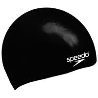 Speedo - Plain Moulded Silicone Cap Junior - Badmuts zwart