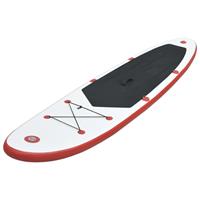 vidaXL Stand Up Paddleboardset opblaasbaar rood en wit