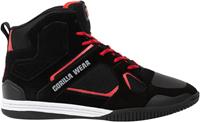 Gorilla Wear Troy High Tops Sportschoenen - Zwart/Rood - 38