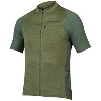 Endura GV500 Reiver Short Sleeve Cycling Jersey SS21 - Olivgrün