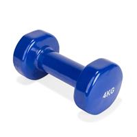 VirtuFit Vinyl Dumbbell Pro - 4 kg - Blauw