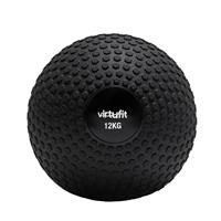 Slam Ball℃ Fitness Bal ℃ Crossfit Bal - 12 kg ℃ Zwart