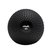 Slam Ball℃ Fitness Bal ℃ Crossfit Bal - 3 kg ℃ Zwart