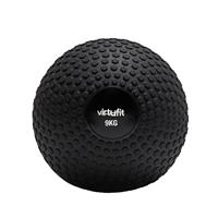 Slam Ball℃ Fitness Bal ℃ Crossfit Bal - 9 kg ℃ Zwart