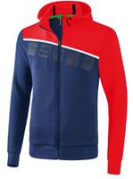 erima 5-C Trainingsjacke mit Kapuze new navy/red/white