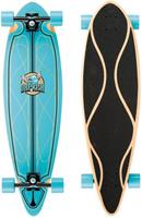 longboard Helix 91 x 24 cm esdoorn blauw/zwart