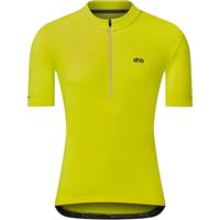 Dhb 1-4 Zip Short Sleeve Jersey 2.0 2021 - Fluo-Gelb