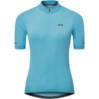 Dhb Women's 1-4 Zip Short Sleeve Jersey 2.0 2021 - Blau