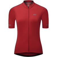 Dhb Women's Short Sleeve Jersey 2.0 2021 - Dunkelrot