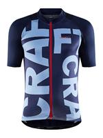 Craft Adv Endur Graphic Jersey shirt Donkerblauw/Lichtgroen