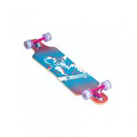 Longboard Kompakt 83 X 22 Cm Blau/rosa